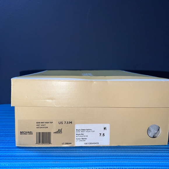 Michael Kors EDIE KNIT High Top Sneakers - Women’s Size 7.5, Stylish & Comfortab - Picture 7 of 7